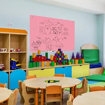 Sleek J&J Worldwide Magnetic Glass Whiteboard for Home & Office