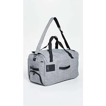 Herschel Outfitter Travel Duffel Bag, Raven Crosshatch, 50.0L
