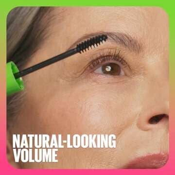 Maybelline Great Lash Lots Of Lashes Washable Mascara, Volumizing, Thickening and Curling Mascara, Very Black, 1 Count