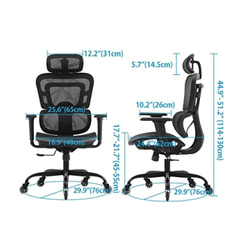 KERDOM Ergonomic Desk Chair for Ultimate Comfort and Support