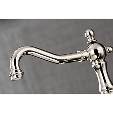 Kingston Brass Heritage Widespread Bathroom Faucet with Style