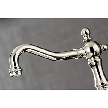 Kingston Brass Heritage Widespread Bathroom Faucet with Style