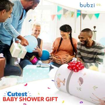 Bubzi Co Non Toxic Large Baby Play Mat for Floor, Padded Tummy Time Mat for Babies Learning to Walk or Crawl, Thick Foam Nursery Playroom Rug 0 6 12 Months