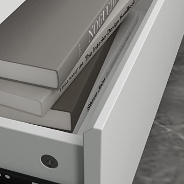 Modern White 9-Drawer Dresser Large Storage Space