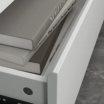 Modern White 9-Drawer Dresser Large Storage Space