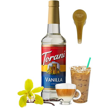 Torani Vanilla Syrup 25.4 oz for Coffee & Smoothies