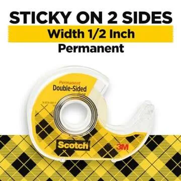 Scotch Double-Sided Tape: 6 Rolls with Dispensers for Crafts