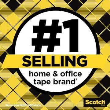 Scotch Double-Sided Tape: 6 Rolls with Dispensers for Crafts