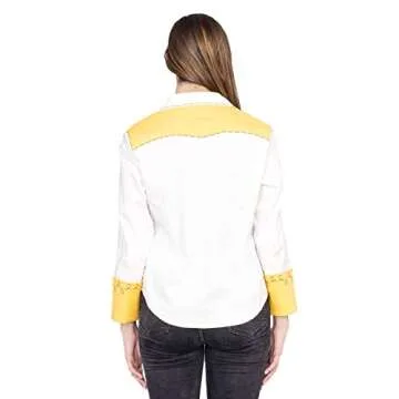 Costume Agent Jessie Cowgirl Halloween Costume Long Sleeve Shirt Cosplay White