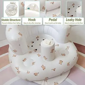 AirSwim Inflatable Baby Chair for 3 Months and Up