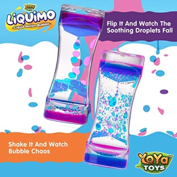 YoYa Toys Liquid Motion Bubbler - Calming Toy for Kids & Adults