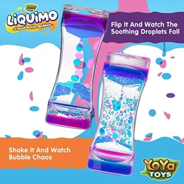 YoYa Toys Liquid Motion Bubbler - Calming Toy for Kids & Adults