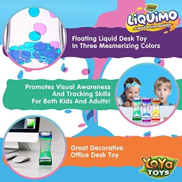 YoYa Toys Liquid Motion Bubbler - Calming Toy for Kids & Adults