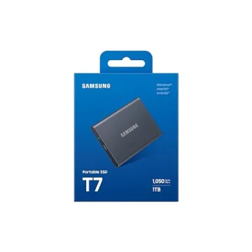 Samsung T7 Portable SSD 1TB - Fast & Secure External Storage