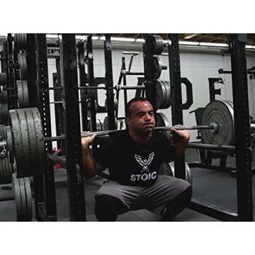 Stoic Knee Sleeves for Men Women - 7mm Neoprene Knee Support for Weightlifting, Powerlifting, Streng...