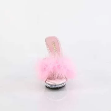 Fabulicious Women's Marabou Slipper for Stylish Comfort