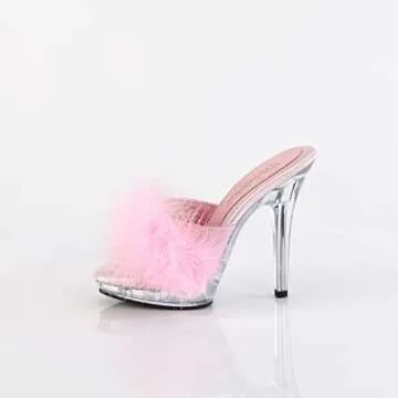 Fabulicious Women's Marabou Slipper for Stylish Comfort