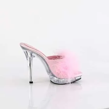 Fabulicious Women's Marabou Slipper for Stylish Comfort