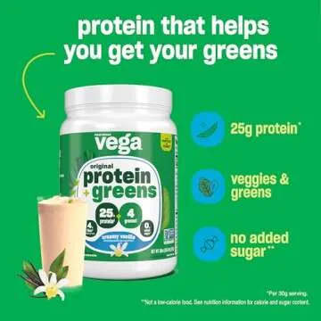 Vega Protein & Greens Powder – 20g Plant Protein, Vegan, Delicious!