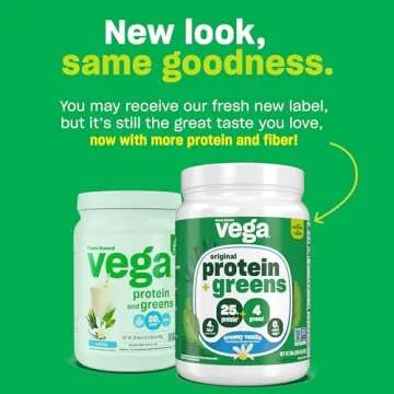 Vega Protein & Greens Powder – 20g Plant Protein, Vegan, Delicious!