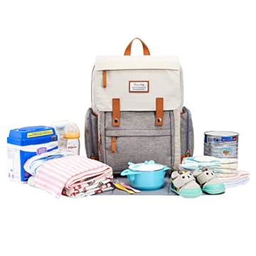 Frank Mully Diaper Bag Backpack for Moms and Dads