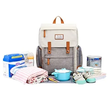 Frank Mully Diaper Bag Backpack for Moms and Dads