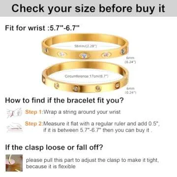 Gold Bracelets for Women - 2Pcs 18K Gold Plated Love Cubic Zirconia Bangle Crystal Friendship Bracelet Jewelry,Wedding Party Christmas Valentine's Day Birthday Gifts for Her Girlfriend Sister Daughter