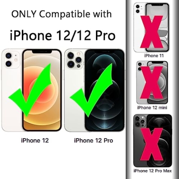 TENOC iPhone 12 & 12 Pro Clear Shockproof Case