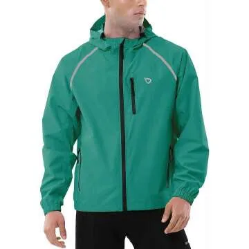 BALEAF Men's Lightweight Waterproof Cycling Jacket