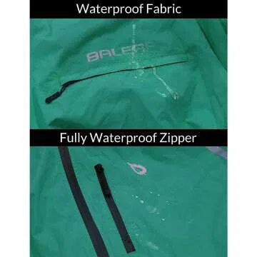 BALEAF Men's Lightweight Waterproof Cycling Jacket