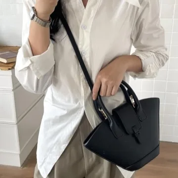 Stylish Bucket Bags for Women - Chic PU Leather Handbags