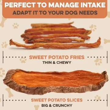 BRUTUS & BARNABY Sweet Potato Dog Treats 14 oz