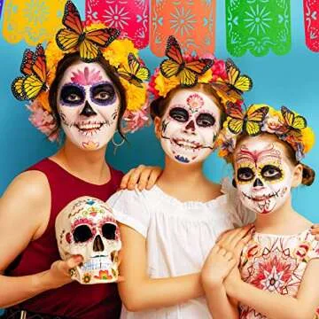 24 Pieces Monarch Butterfly Hair Clips Orange Butterfly Barrettes Halloween 3D Butterfly Clips for Hair Cute Hair Clips Kawaii Hair Accessories for Women Girls Teens Day of the Dead Party Favors