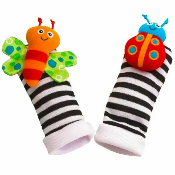 Infant Rattle Socks Toys for Babies 3-12 Months