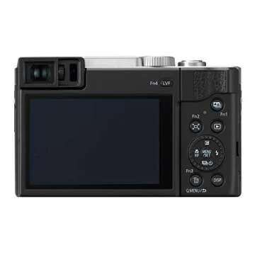 Panasonic LUMIX ZS80 20.3MP Digital Camera, 30x 24-720mm Travel Zoom Lens, 4K Video, Optical Image Stabilizer and 3.0-inch Display – Point & Shoot Camera with Lecia Lens- DC-ZS80S (Silver), Black