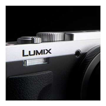 Panasonic LUMIX ZS80 20.3MP Digital Camera, 30x 24-720mm Travel Zoom Lens, 4K Video, Optical Image Stabilizer and 3.0-inch Display – Point & Shoot Camera with Lecia Lens- DC-ZS80S (Silver), Black