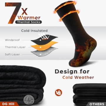 DG Hill Thermal Winter Socks for All - Ultimate Cold Weather Comfort