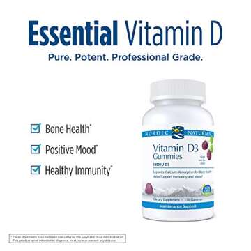 Nordic Naturals Pro Vitamin D3 Gummies for Healthy Bones