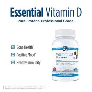 Nordic Naturals Pro Vitamin D3 Gummies for Healthy Bones