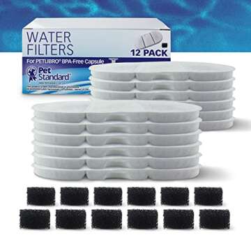 Premium PET STANDARD Replacement Filter for PETLIBRO® Water Fountain, 12-Pack
