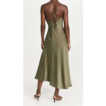 ASTR the label Women's Gaia Dress, Sage, Green, S