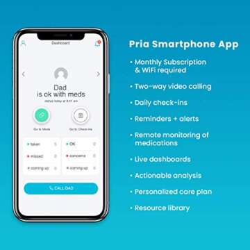 Smart Automated Medication Dispenser - Pria™ by BLACK+DECKER™ - Connected Home Care Companion - Simplify Your Loved One's Home Healthcare