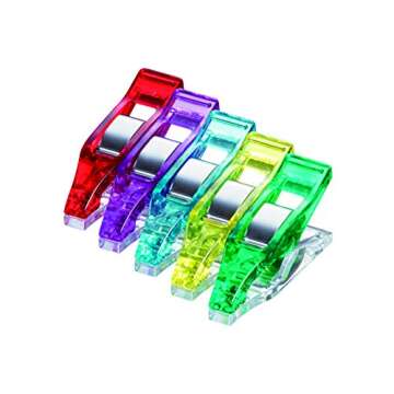 Clover Needlecraft Inc Mini Wonder Clips 50 pcs, Multicolour