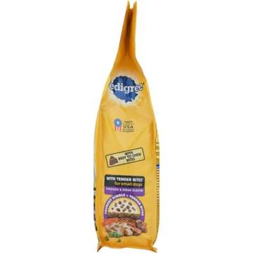 Pedigree With Tender Bites for Small Dogs Adult Dry Dog Food, Chicken and Steak Flavor, 3.5 lb. Bag