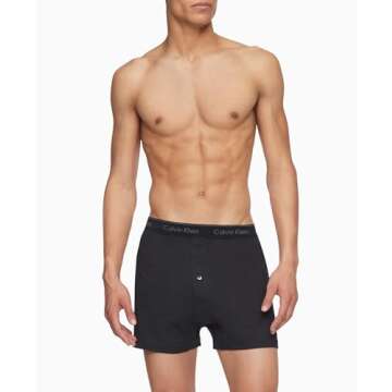 Calvin Klein Cotton Classics Multipack Knit Boxers for Ultimate Comfort