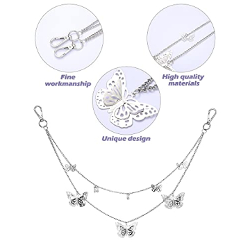 Versatile 5-Piece Punk Jeans Chain Set for All Occasions