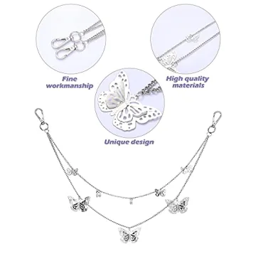 Versatile 5-Piece Punk Jeans Chain Set for All Occasions