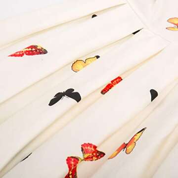 Charming 50's Vintage Pin-up Dress Sleeveless A-Line