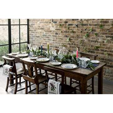 Portmeirion Botanic Garden Afternoon Tea Set - Elegant Sandwich Tray & Cup with Sweet Pea Design