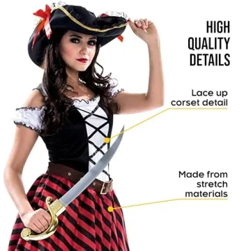 Morph Women's Pirate Costume for Halloween Fun